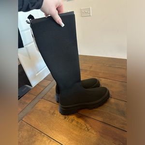 Black Zara boots